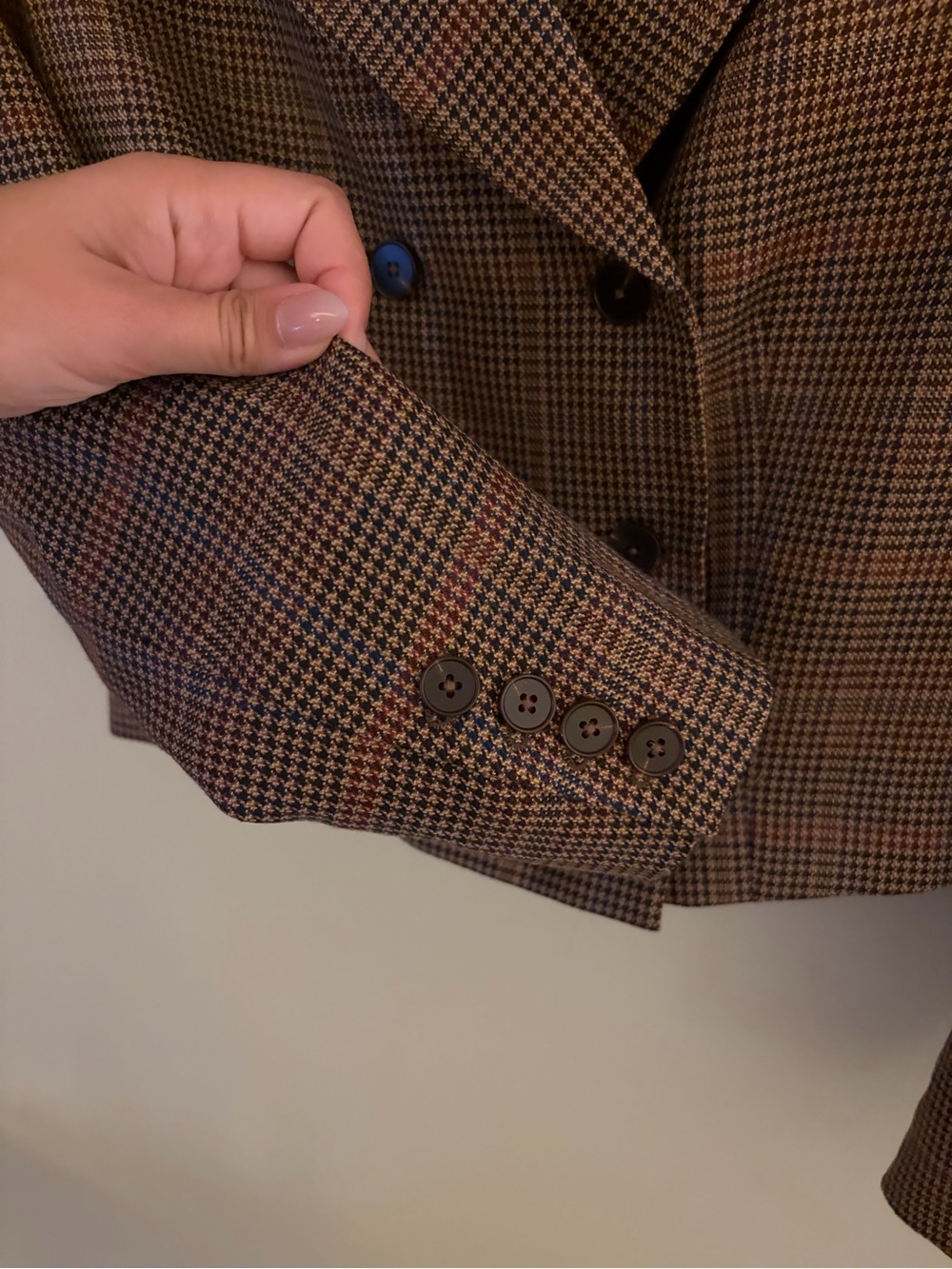 CAMI NYC Plaid Double Breasted Blazer - Picture 5 of 12